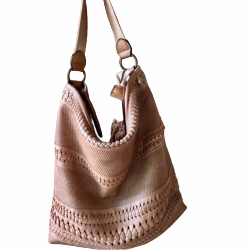 NWT Moda Luxe Tan Leather Bag